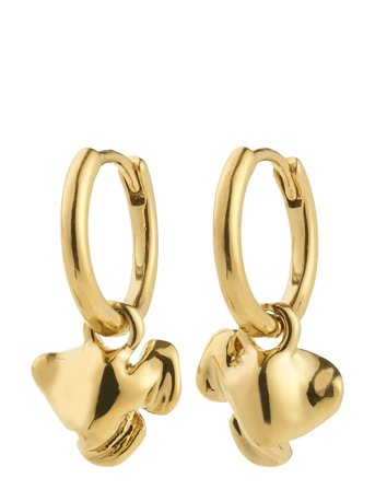 Luis Earrings Gold-Plated Gold Pilgrim