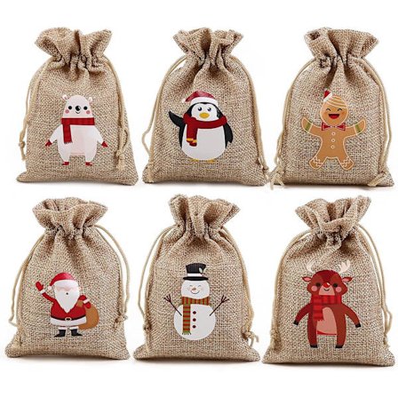 Naturposer, Gaveposer, Jute Pose, Jute Taske, Små Poser Med Snøre, Bryllup Hjemmeforsyninger Håndværksgave (36 Stykker, 10 X 14 Cm)