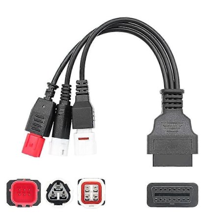 För Yamaha 3, 4 och 6-pin OBD2 Diagnostikkabel OBD Felkodsläsare Adapter [db]