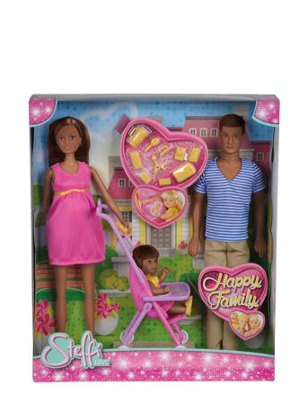 Sl Happy Family Toys Dolls & Accessories Dolls Multi/mönstrad Simba Toys