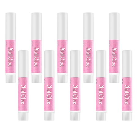 10 st/kit nageltips Lim nagel lim för akryl naglar falsk nagel