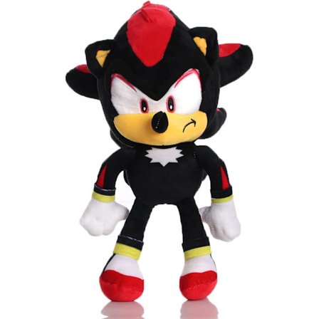 Sonic Plysdukke, Sonic Plyslegetøj, Shadow Sonic Plyslegetøj, Sonic Plyslegetøj 30 cm, Sonic Plyslegetøj kompatibel med børn, Sonic Hedgehog 