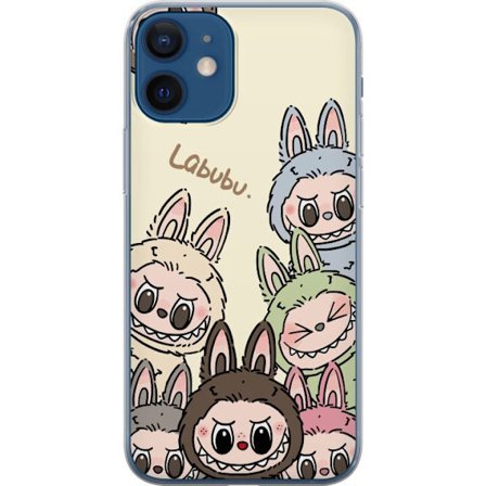 Kompatibelt Mobilskal till Apple Apple iPhone 12 mini Monster kanindocka med blomsterkrans vinylfigur