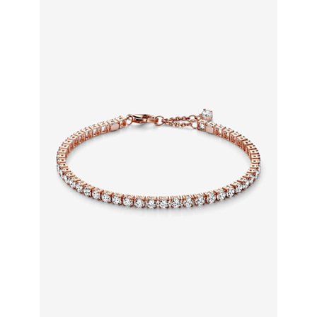 Pandora - Glitrende Tennisarmbånd - 14k roségullforgylling