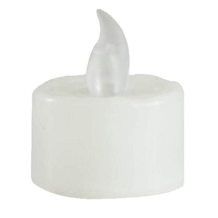 24 stk Batteridrevne LED-lys Fargerike Flammeløse Te-lys For Hjem Bryllup Bursdagsfest Dekorasjon (FMY)