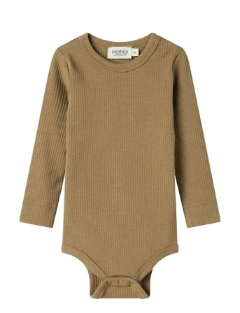 MarMar Copenhagen Plain Body Ls - Beige - 68