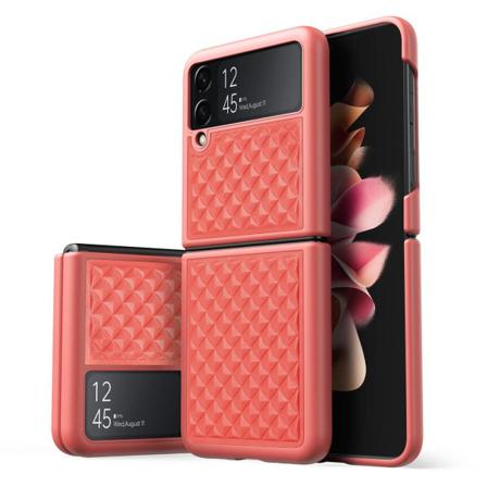 Dux Ducis Galaxy Z Flip 3 Skal Äkta Läder Venice - Röd