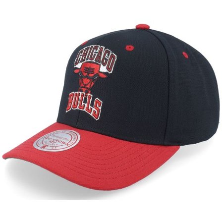 Mitchell & Ness - NBA Svart adjustable Keps - Chicago Bulls All In 2.0 Pro Black/Red Adjustable @ Hatstore