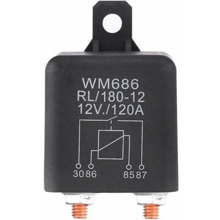 (Ei-alkuperäiset lisävarusteet) Kuormankytkinrele, 12V 120A kuormarele