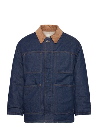 AMI Padded Worker Jacket - Blue - S