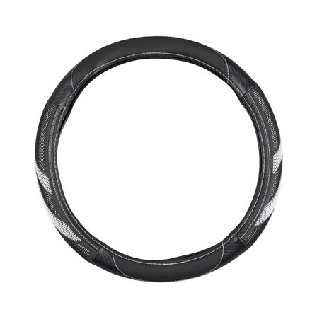 Dunlop Kunstlæderratbetræk 38cm - Sort/Hvid