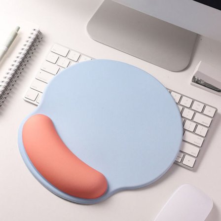 Håndleddsstøtte Musematte Tastaturmatte A-BLÅ&ORANSJE A-BLÅ&ORANSJE