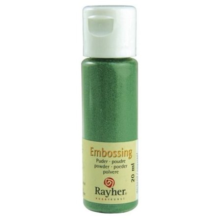 Präglingspulver - RAYHER - Eternal Green - Täckande - 20 ml flaska