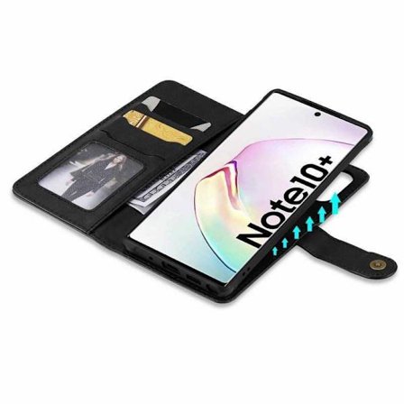 Samsung Note 10 Plus Praktiskt Fodral med Magnetskal 6-Fack Winston V2