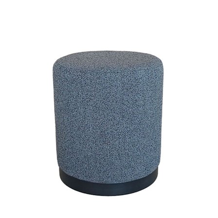 Harmaanmusta Boucle-pilvijakkara, 40x40x45 cm