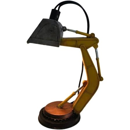 [LCS] Grävmaskinsbordslampa, Vintage-lampa