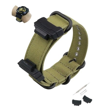 Casio G-SHOCK Canvas Nylon klockarmband för GD/GAGLS-100/120/DW5600