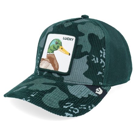 Goorin - Grün Trucker Cap - Duck Camo Corduroy Camo Guard A-Frame Trucker @ Hatstore