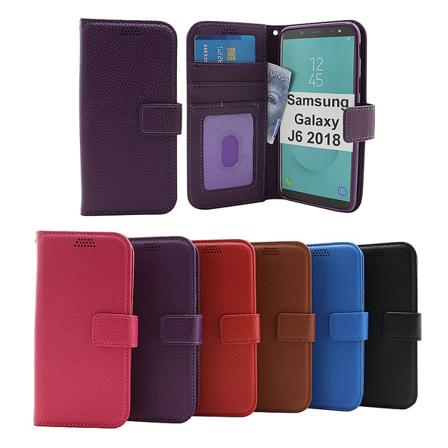 Standcase Wallet Samsung Galaxy J6 2018 (j600fn/ds) Röd