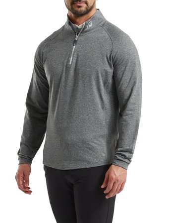 FootJoy Thermoseries Brushed Back Midlayer - Black - XXL