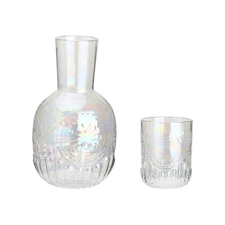 Vesi Kannu Tumbler Lasinen Vintage Suuri Kapasiteetti Kotikäyttöön