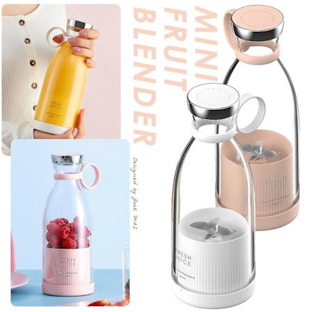 Bärbar Elektrisk Juicer Blender USB Mini Frukt Blender Juicer Frukt Extractor Food Shake Multifunktionell Juicer