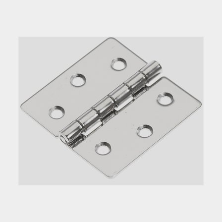 Zawias krawędziowy Roca, 45 x 45 mm, stal nierdzewna - Jachtowa