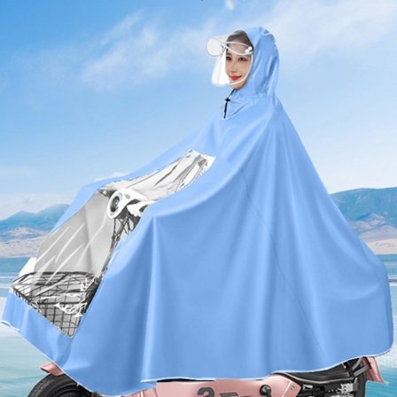 Elektrisk Motorcykel Regnkappe Helkrops Vandafvisende til Mobility Scooter Cykling XXXXL