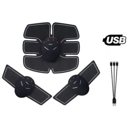 EMS Muskelstimulering Elektrisk Hoftetrener Magetrener Toning Fitness Vekttap Hjemmegym Treningsutstyr -JJ-