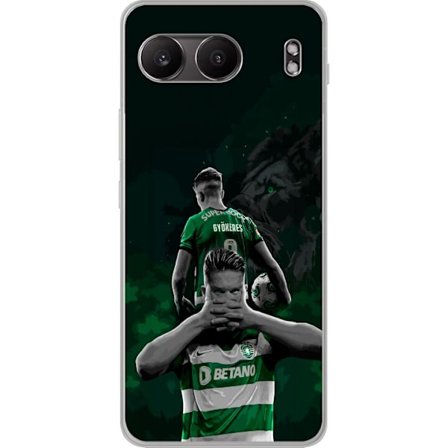 Yhteensopiva Puhelinkuori OnePlus Nord 4 Neonmotiivi, jossa teksti "Gaming is in my DNA" sinisenä ja punaisena tiiliseinällä, jossa loistava DNA-spira