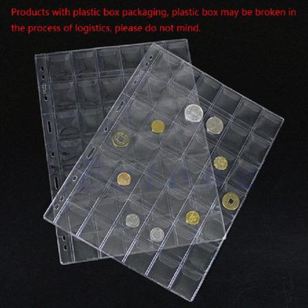 Kolikkokokoelmasivut Kolikkokotelo Kolikkokirjan taskut Hiha Kolikkoalbumi Säilytyspidike Valuutalle Postimerkkitarvikkeet null - 42 solua