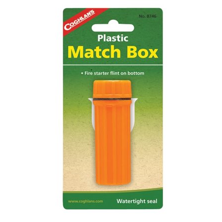 Coghlan's Plastic Match Box other equipment Orange OneSize