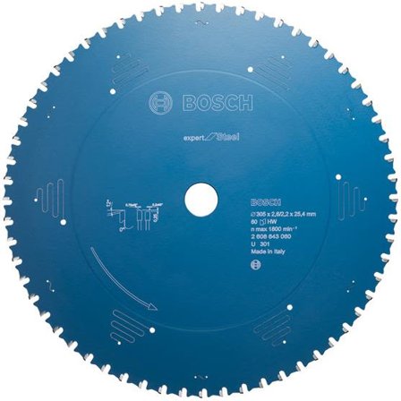Bosch Expert for Steel Sagklinge 60T, Maskintilbehør & forbruk