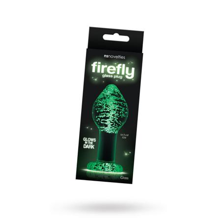 Sexig Firefly Glass Plug - Large - Upptäck sexleksaker hos vuxen.se - Dildos, vibratorer, kulor, piskor, stapons & sexdockor