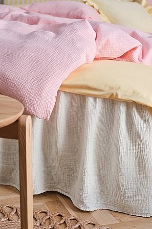 Jotex - Bettbehang 45 Cm Natürlich weiß - AMILIA - Kaufe Betthussen bei Jotex