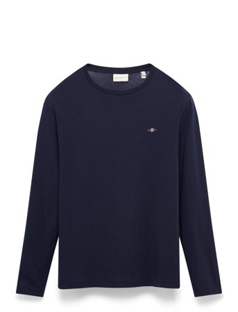 GANT Reg Shield C-Neck Sweat - Navy - S