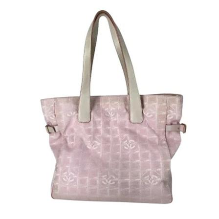 Chanel Vintage Pre-owned Canvas chanel-tasker Pink, Dame Vintage Tasker, Størrelse: ONE Size