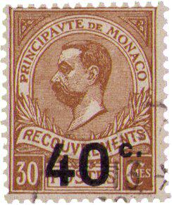 Monaco - YT TX12 - Portofrimærke - Stemplet