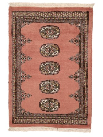Orientalischer Pakistan Buchara 2Ply Teppich 64X91 Rot/Braun Wolle, Pakistan