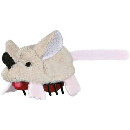 Trixie - Løpende mus Plysj Jaktinstinkt Grå 5,5 cm - Katt - Katteleker & viftepinner - Mus og lekemus - ZOO.no