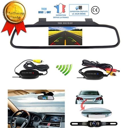 Trådløst bakkamera bil campingvogn lastbil wifi parkering bagspejl nummerplade varevogn for- og bagende