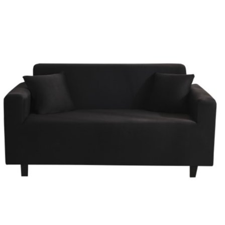 Sofaovertrekk all-inclusive ensfarget elastisk sofaovertrekk for alle s