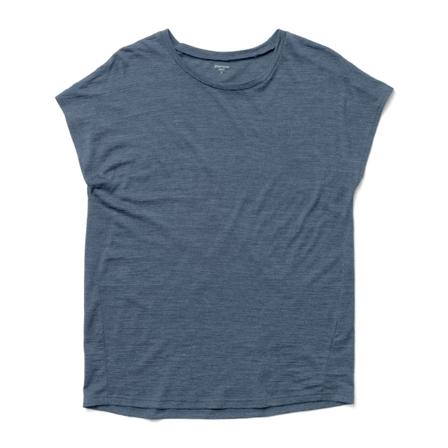 Houdini Women's Activist Tee Women short-sleeved sweaters Blue M