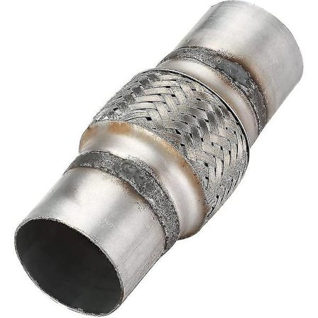 Avgasrör Flex, 2,5 X 4 Rostfritt Stål Heavy Duty Avgasrör Flex, Dubbelflätad Avgasrör Flexslang, Total Längd 8-sfygv