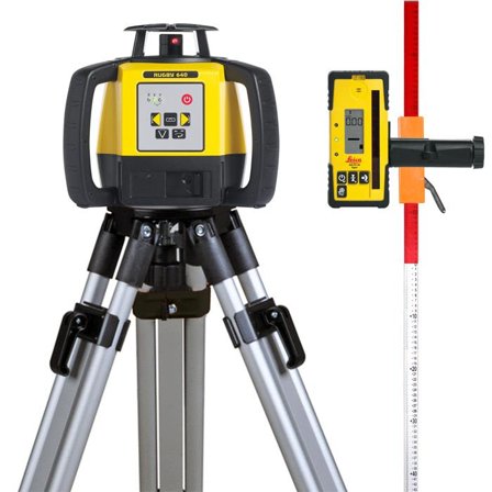 Leica Rugby 640 Rotasjonslaserpakke, Laserinstrumenter