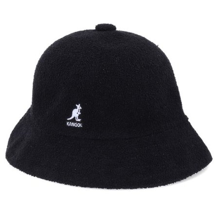Kangol - Svart bucket Hatt - Bermuda Casual Black Bucket @ Hatstore