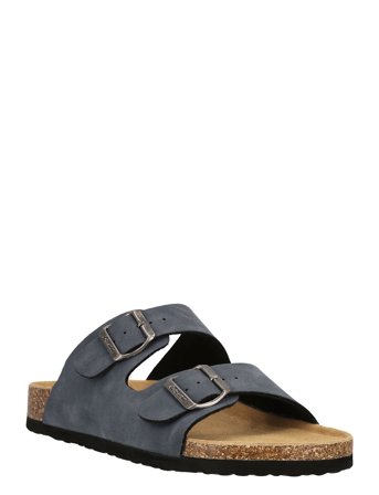 Cruz Cosimo Leather Cork Sandal - Blue - 43