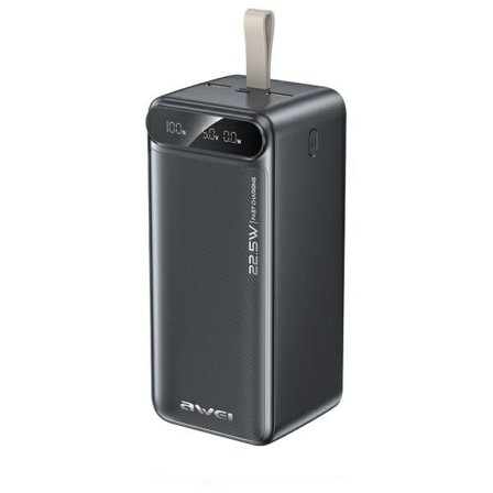 Awei Powerbank 50000mAh 22.5W - Svart