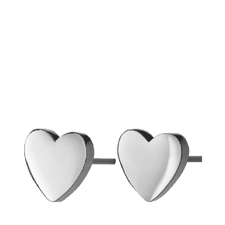 Edblad Pure Heart Studs Smycken & klockor Dam Grå ONESIZE
