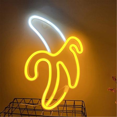 Banan Neon Lys LED Neon Væg Neon Skilt til Hjemmeindretning Batteri og USB-drevet Neon Natlys Neon L